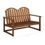 vidaxL Gartenbank aus massivem Akazienholz, 110 cm von vidaXL, Gartenbänke - Ref: Foro24-44034, Preis: 142,43 €, Rabatt: %