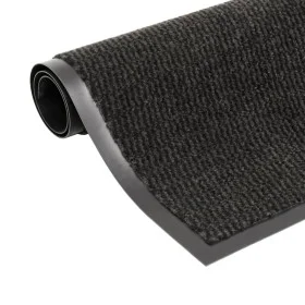 Rectangular knotted entrance mat 80x120 cm black by vidaXL, Doormats - Ref: Foro24-132711, Price: 40,92 €, Discount: %