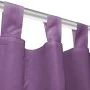 Micro-satin curtains with loops 2 units 140x245 cm lilac by vidaXL, Curtains and curtains - Ref: Foro24-132227, Price: 29,58 ...