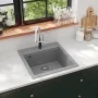 Gray Granite Single Bowl Kitchen Sink by vidaXL, Sinks - Ref: Foro24-142949, Price: 166,17 €, Discount: %