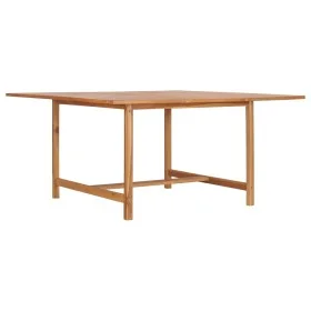 Gartentisch aus massivem Teakholz 150x150x76 cm von vidaXL, Gartentische - Ref: Foro24-49008, Preis: 260,88 €, Rabatt: %