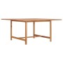 Gartentisch aus massivem Teakholz 150x150x76 cm von vidaXL, Gartentische - Ref: Foro24-49008, Preis: 307,95 €, Rabatt: %