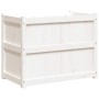 Pflanzgefäß aus massivem Kiefernholz weiß 90x50x70 cm von vidaXL, Töpfe und Pflanzgefäße - Ref: Foro24-837470, Preis: 100,96 ...