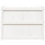 Pflanzgefäß aus massivem Kiefernholz weiß 90x50x70 cm von vidaXL, Töpfe und Pflanzgefäße - Ref: Foro24-837470, Preis: 89,95 €...