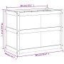 Pflanzgefäß aus massivem Weißkiefernholz, 90 x 50 x 70 cm von vidaXL, Töpfe und Pflanzgefäße - Ref: Foro24-837470, Preis: 100...