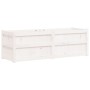 Jardinera madera maciza de pino blanco 150x50x50 cm de vidaXL, Maceteros y jardineras - Ref: Foro24-837485, Precio: 120,72 €,...