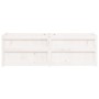 Jardinera madera maciza de pino blanco 150x50x50 cm de vidaXL, Maceteros y jardineras - Ref: Foro24-837485, Precio: 120,72 €,...