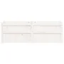 Solid white pine wood planter 150x50x50 cm by vidaXL, Pots and planters - Ref: Foro24-837485, Price: 120,77 €, Discount: %