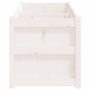 Jardinera madera maciza de pino blanco 150x50x50 cm de vidaXL, Maceteros y jardineras - Ref: Foro24-837485, Precio: 120,72 €,...