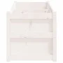 Solid white pine wood planter 150x50x50 cm by vidaXL, Pots and planters - Ref: Foro24-837485, Price: 120,77 €, Discount: %