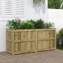 Impregnated pine wood planter 150x50x70 cm by vidaXL, Pots and planters - Ref: Foro24-837493, Price: 143,99 €, Discount: %