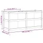 Impregnated pine wood planter 150x50x70 cm by vidaXL, Pots and planters - Ref: Foro24-837493, Price: 143,99 €, Discount: %
