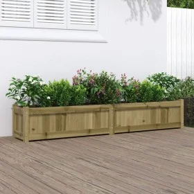 Pine wood planter box impregnated 180x31x31 cm by vidaXL, Pots and planters - Ref: Foro24-837502, Price: 103,29 €, Discount: %