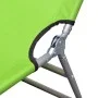 Klappbare Sonnenliege aus Stahl mit apfelgrüner Pulverbeschichtung von vidaXL, Liegen - Ref: Foro24-41480, Preis: 59,39 €, Ra...