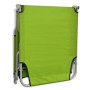 Folding steel sun lounger with apple green powder coating by vidaXL, Loungers - Ref: Foro24-41480, Price: 52,80 €, Discount: %