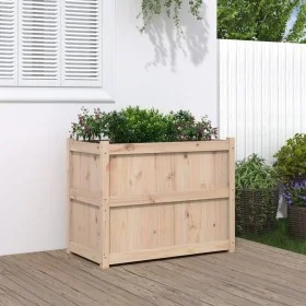 Massive Holzblumenkasten aus Kiefer 90x50x70 cm von vidaXL, Töpfe und Pflanzgefäße - Ref: Foro24-837469, Preis: 80,66 €, Raba...