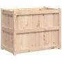 Jardinera de madera maciza de pino 90x50x70 cm de vidaXL, Maceteros y jardineras - Ref: Foro24-837469, Precio: 83,96 €, Descu...