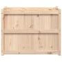 Jardinera de madera maciza de pino 90x50x70 cm de vidaXL, Maceteros y jardineras - Ref: Foro24-837469, Precio: 83,96 €, Descu...