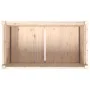 Jardinera de madera maciza de pino 90x50x70 cm de vidaXL, Maceteros y jardineras - Ref: Foro24-837469, Precio: 83,96 €, Descu...
