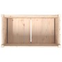 Massive Holzblumenkasten aus Kiefer 90x50x70 cm von vidaXL, Töpfe und Pflanzgefäße - Ref: Foro24-837469, Preis: 84,68 €, Raba...