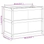 Massive Holzblumenkasten aus Kiefer 90x50x70 cm von vidaXL, Töpfe und Pflanzgefäße - Ref: Foro24-837469, Preis: 84,68 €, Raba...