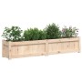 Massive Holzblumenkasten aus Kiefer 150x31x31 cm von vidaXL, Töpfe und Pflanzgefäße - Ref: Foro24-837474, Preis: 75,48 €, Rab...