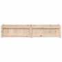Massive Holzblumenkasten aus Kiefer 150x31x31 cm von vidaXL, Töpfe und Pflanzgefäße - Ref: Foro24-837474, Preis: 75,48 €, Rab...