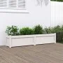 Massive weiße Kiefernholz-Pflanzschale 150x31x31 cm von vidaXL, Töpfe und Pflanzgefäße - Ref: Foro24-837476, Preis: 88,12 €, ...