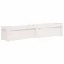 Massive weiße Kiefernholz-Pflanzschale 150x31x31 cm von vidaXL, Töpfe und Pflanzgefäße - Ref: Foro24-837476, Preis: 88,12 €, ...