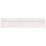 Jardinera de madera maciza de pino blanca 150x31x31 cm by vidaXL, Pots and planters - Ref: Foro24-837476, Price: 92,09 €, Dis...