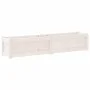 Massive weiße Kiefernholz-Pflanzschale 150x31x31 cm von vidaXL, Töpfe und Pflanzgefäße - Ref: Foro24-837476, Preis: 88,12 €, ...
