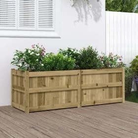 Jardinera de madera de pino impregnada 150x50x50cm by vidaXL, Pots and planters - Ref: Foro24-837488, Price: 139,03 €, Discou...