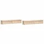 Jardineras de exterior 2 unidades madera maciza de pino by vidaXL, Pots and planters - Ref: Foro24-837495, Price: 114,39 €, D...