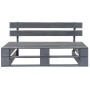 Pallet garden sofa with sand-colored pine wood cushions by vidaXL, Outdoor sofas - Ref: Foro24-275287, Price: 125,39 €, Disco...