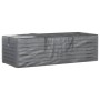 Bolsas para cojines jardín 2 uds polietileno negro 135x40x55 cm