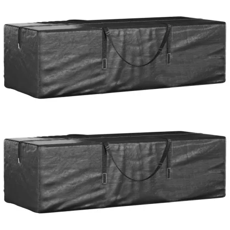 Christmas tree storage bags 2 pcs black polyethylene by vidaXL, Garden furniture covers - Ref: Foro24-3195593, Price: 18,96 €...