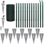 Eurogrüner Stahlzaun 25x0,8 m von vidaXL, Zaunpaneele - Ref: Foro24-142387, Preis: 214,01 €, Rabatt: %
