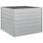 Arriate de acero galvanizado plateado 100x100x77 cm de vidaXL, Maceteros y jardineras - Ref: Foro24-316883, Precio: 62,01 €, ...