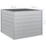 Arriate de acero galvanizado plateado 100x100x77 cm de vidaXL, Maceteros y jardineras - Ref: Foro24-316883, Precio: 56,56 €, ...