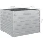 Arriate de acero galvanizado plateado 100x100x77 cm de vidaXL, Maceteros y jardineras - Ref: Foro24-316883, Precio: 62,01 €, ...