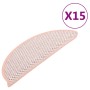 Selbstklebende Sisal-Stufenmatte 15 Stück rot 65x21x4 cm von vidaXL, Treppenmatten - Ref: Foro24-326876, Preis: 77,11 €, Raba...