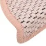 Selbstklebende Sisal-Stufenmatte 15 Stück rot 65x21x4 cm von vidaXL, Treppenmatten - Ref: Foro24-326876, Preis: 76,06 €, Raba...