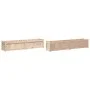 Outdoor planters 2 units solid pine wood by vidaXL, Pots and planters - Ref: Foro24-837475, Price: 138,71 €, Discount: %