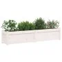 Jardineras de exterior 2 unidades madera maciza de pino blanco de vidaXL, Maceteros y jardineras - Ref: Foro24-837477, Precio...