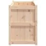 Solid pine wood planter 150x50x70 cm by vidaXL, Pots and planters - Ref: Foro24-837489, Price: 144,62 €, Discount: %