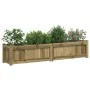 Jardinera de madera de pino impregnada 150x31x31 cm de vidaXL, Maceteros y jardineras - Ref: Foro24-837482, Precio: 79,86 €, ...