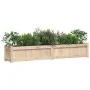 Jardinera de madera maciza de pino 180x31x31 cm de vidaXL, Maceteros y jardineras - Ref: Foro24-837494, Precio: 79,29 €, Desc...