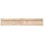 Jardinera de madera maciza de pino 180x31x31 cm de vidaXL, Maceteros y jardineras - Ref: Foro24-837494, Precio: 94,21 €, Desc...