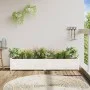 Solid white pine wood planter 180x31x31 cm by vidaXL, Pots and planters - Ref: Foro24-837496, Price: 104,13 €, Discount: %