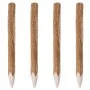 Postes de valla puntiagudos 4 uds madera de avellano 90 cm de vidaXL, Postes de cerca - Ref: Foro24-43144, Precio: 61,54 €, D...